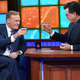 John Dickerson, Stephen Colbert (Photo: Scott Kowalchyk/CBS)